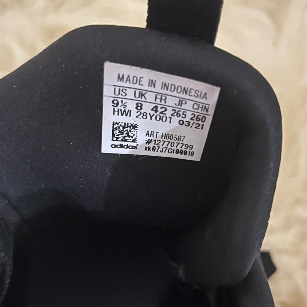 Adidas Black Running Athletic Shoes - Picture 8 of 8